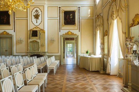 Baroque Rammenau Castle, Rammenau Castle in Rammenau near Bischofswerda in the district of Bautzen
