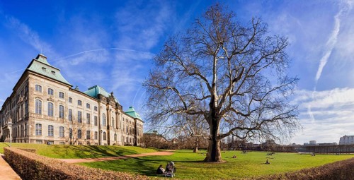 Dresden Silhouette with Japanese Palace