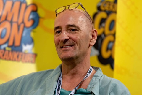 FRANKFURT, GERMANY, MAY 6th 2018: Ingo Albrecht (*1960, actor, german voice of Dwayne Johnson,