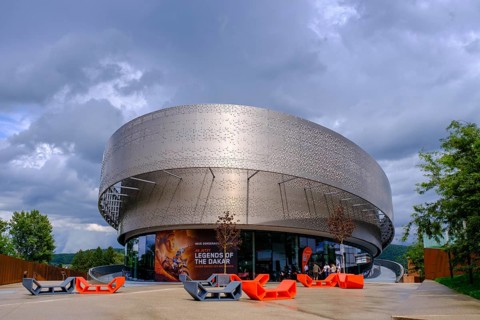 KTM Motohall, Museum, Mattighofen, Innviertel, Upper Austria, Austria, Europe