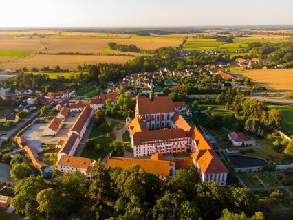 The monastery of St. Marienstern is a Cistercian abbey and is located in Panschwitz-Kuckau in Upper