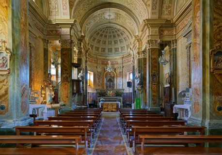 Chiesa Parrocchiale di Maria Vergine del Carmine, Grinzane Cavour, Barolo area, Langhe, Piedmont,