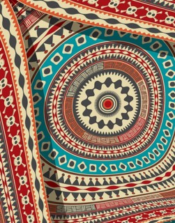 Tribal art background composition, vector illustration