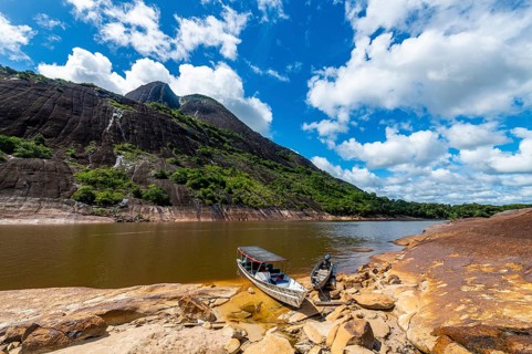 Huge granite hills, Cerros de Mavecure, Eastern Colombia