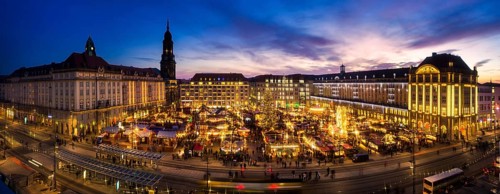 The Striezelmarkt, which has been held since 1434, is the oldest Christmas market in Germany and