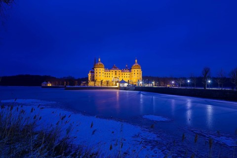 Moritzburg Baroque Palace in Winter