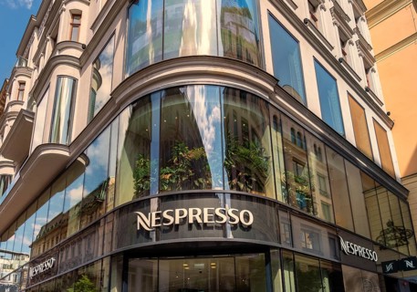 Nespresso shop, Kärntner Strasse, Vienna, Austria, Europe