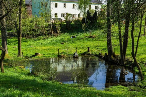 Hohburkersdorf is a district of Hohnstein in the Sächsische Schweiz-Osterzgebirge district. Along