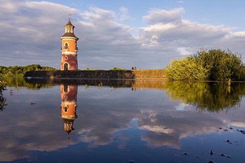 The lighthouse in Moritzburg is an inland lighthouse in Saxony. The staffage structure was built in