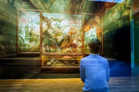 Otto Dix.The War - The Dresden Triptych Exhibition at the Albertinum