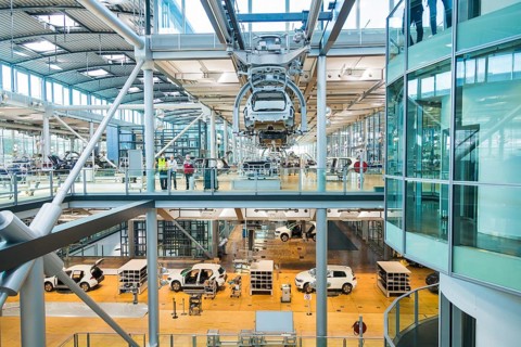 Transparent production in the Transparent Factory. After the phasing out of the Phaeton production,