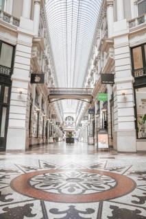 De Passage shopping street by day, The Hague, Netherlands