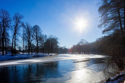Winter on the Mulde in Colditz
