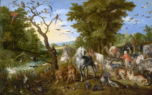 The Entry of the Animals into Noah's Ark, 1613, The Noah's Ark was, according to the biblical Book