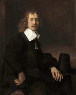 Young Man Seated at a Table, possibly Govaert Flinck, A Young Man Seated at a Table, possibly