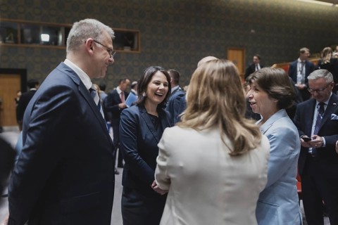 Annalena Bärbock (Bündnis 90 Die Grünen), Federal Minister for Foreign Affairs, photographed at the