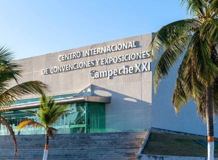 International Convention and Exhibition centre building, Campeche city, Campeche State, Mexico,