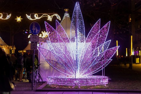Neustädter Markt is home to one of Dresden's alternative Christmas markets