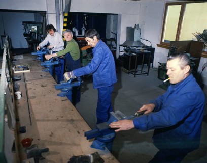 DEU, Germany: The historical slides from the times 80-90s events and persons from politics,