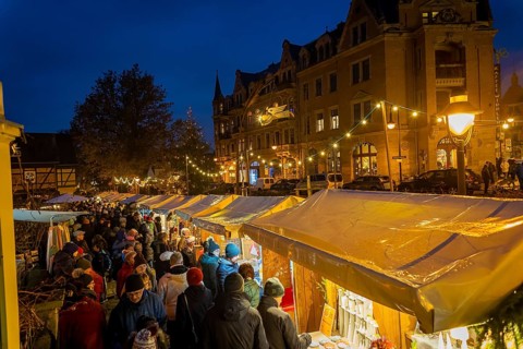 The Elbhangfest Christmas market on Körnerplatz is still an insider's tip in Dresden's Christmas