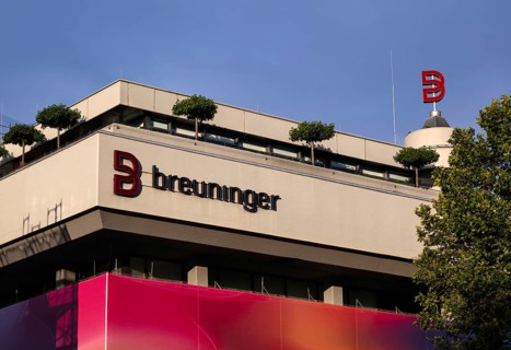 Breuninger department stores', department stores' chain headquarters, logo, marketplace, Stuttgart,