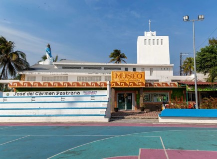 Church and museum, Isla Mujeres, Caribbean Coast, Cancun, Quintana Roo, Mexico, Central America