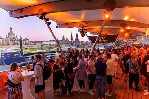 The Film Nights on the banks of the Elbe are Germany's largest open-air cinema festival. They have