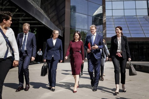Annalena Bärbock (Bündnis 90 Die Grünen), Federal Minister for Foreign Affairs, photographed during