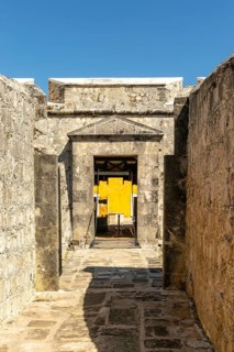 Spanish colonial military architecture, Fort San Jose el Alto, Campeche, State of Campeche, Mexico,