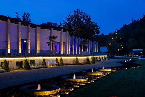 The Saxon State Spa Bad Elster has installed an impressive lighting system. A fascinating world of