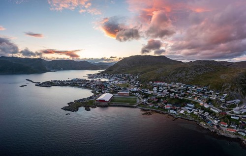 Honningsvag, Mageroya Island, Nordkapp, Troms og Finnmark, Norway, Europe