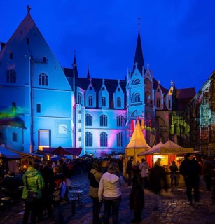Medieval market at the Albrechtsburg in Meissen