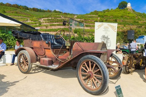 DEU Sachsen Radebeul (Â© Sylvio Dittrich +49 1772156417) Concours d'Elégance Overland 1909 The