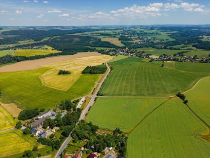 Fields near Augustusburg in the Ore Mountains