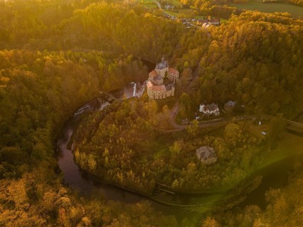 Kriebstein Castle is a castle founded in the 14th century in the municipality of Kriebstein of the