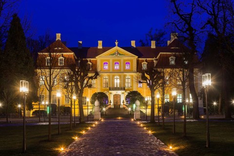 Baroque Rammenau Castle, Rammenau Castle in Rammenau near Bischofswerda in the district of Bautzen