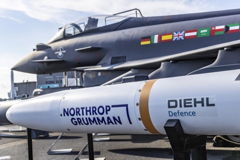 Eurofighter Typhoon with armament, Northrop Grumman, Diehl Defence, International Aerospace