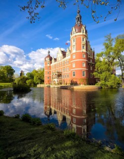 Prince Pückler Park Bad Muskau, new castle