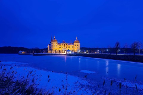 Moritzburg Baroque Palace in Winter