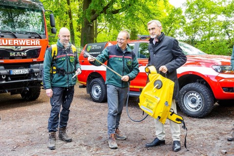 Joint press event of the Saxon State Ministry of the Interior and the Saxon State Ministry of