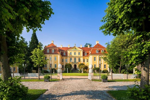 Baroque Rammenau Castle, Rammenau Castle in Rammenau near Bischofswerda in the district of Bautzen