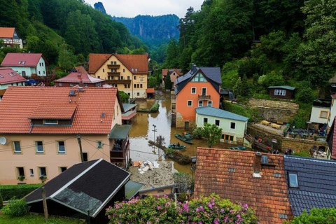 Flood in Rathen