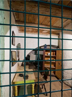 Lauenstein Castle in the Ore Mountains, castle prison
