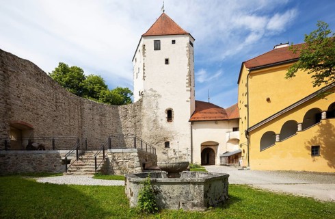 Neuburg am Inn Castle, Neuburg am Inn, Lower Bavaria, Bavaria, Germany, Europe