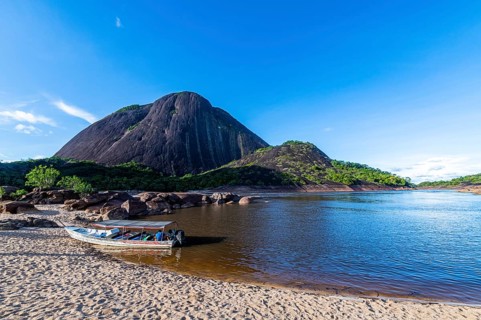 Huge granite hills, Cerros de Mavecure, Eastern Colombia