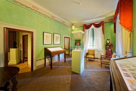 Exhibition room in the birthplace of the composer Giacomo Puccini, Casa Natale di Giacomo Puccini,