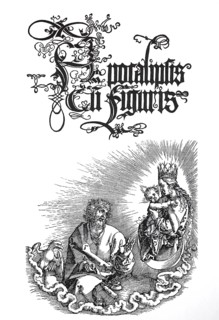 Picture cycle The Apocalypse in book form with new title page, woodcut by Albrecht Dürer,
