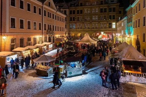 Christmas market in the old town of Görlitz