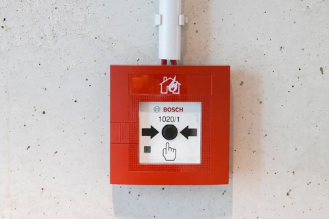 The newly opened Bosch factory in Dresden - in the heart of Silicon Saxony. Fire alarms from Bosch