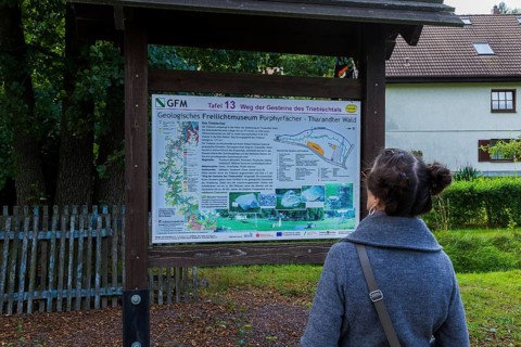Information board Path of the Rocks of the Triebisch Valley